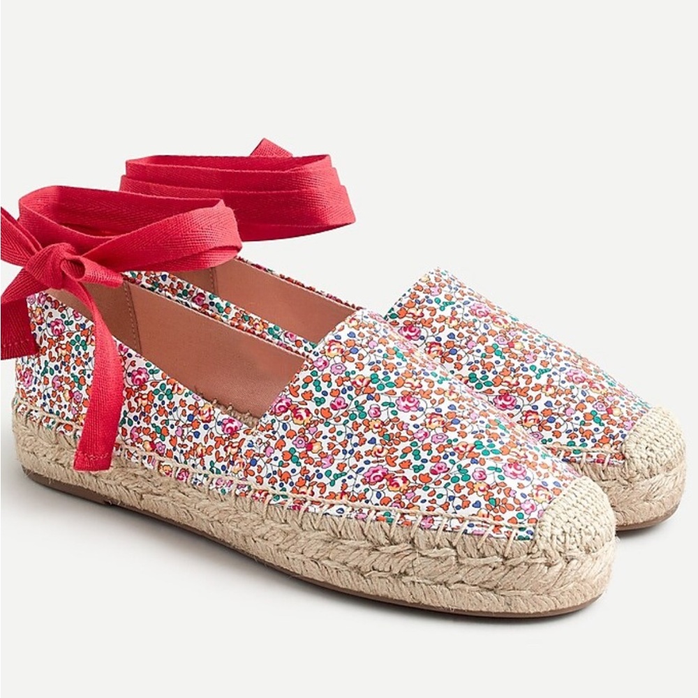 J. Crew - Liberty Print Espadrille Flats in Eloise floral